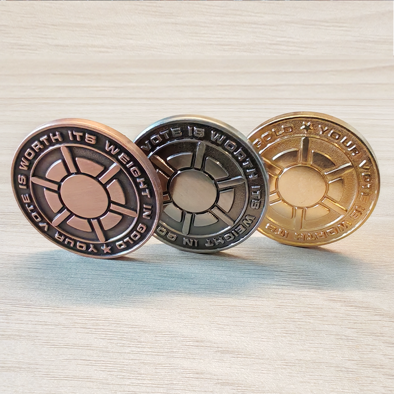 custom coin engraving