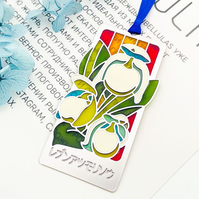 custom die cut bookmarks