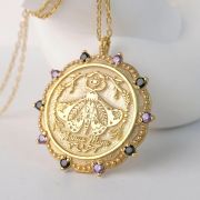 custom gold medallion