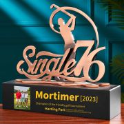 custom golf trophy​