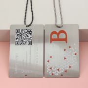 custom metal business cards