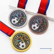custom soccer medals