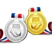 custom soccer medals