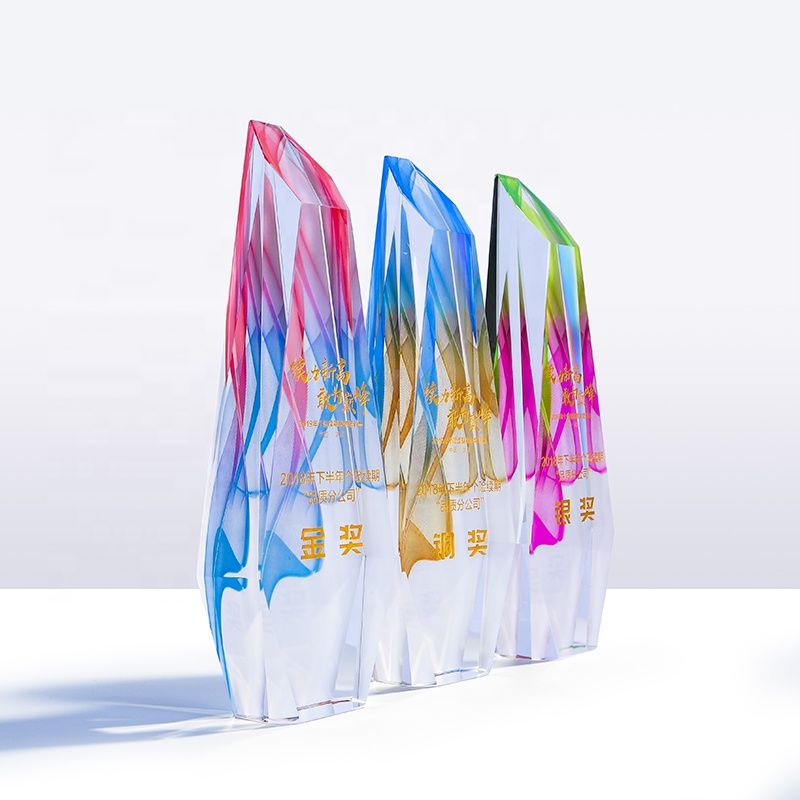 engraved crystal awards