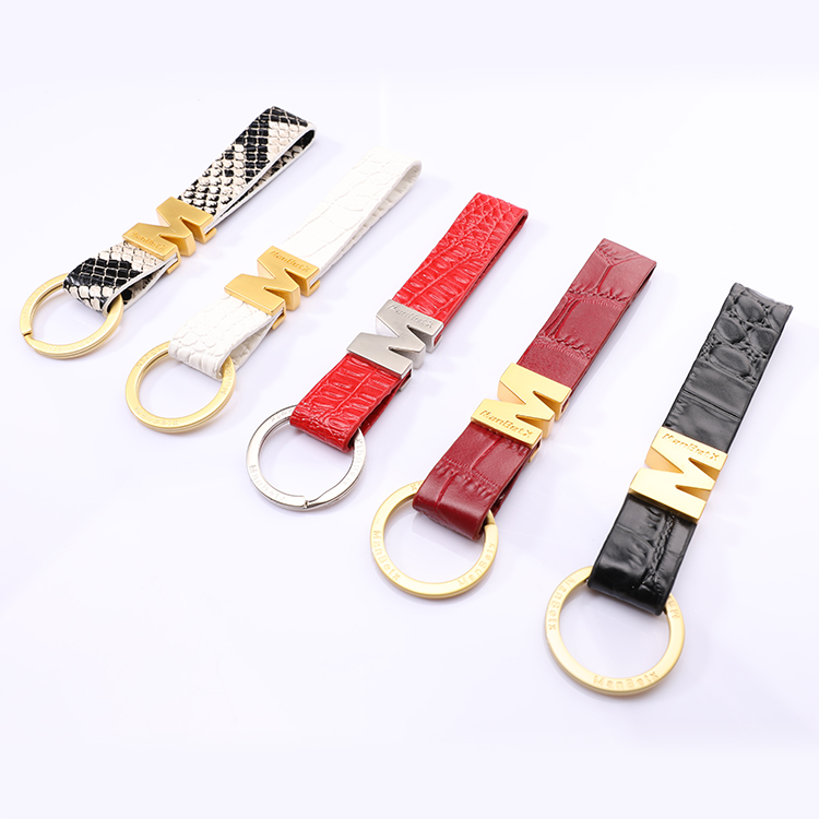 engraved leather keychain​