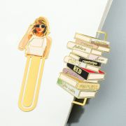 engraved metal bookmark