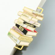 engraved metal bookmark