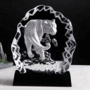 glass tiger ornament​