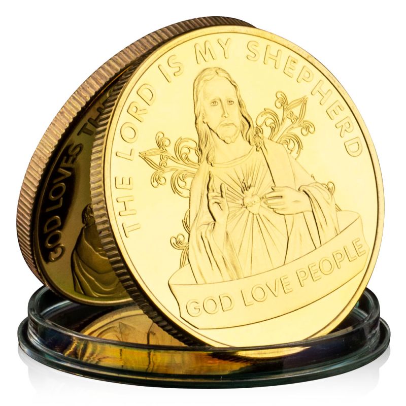 gold jesus coin​
