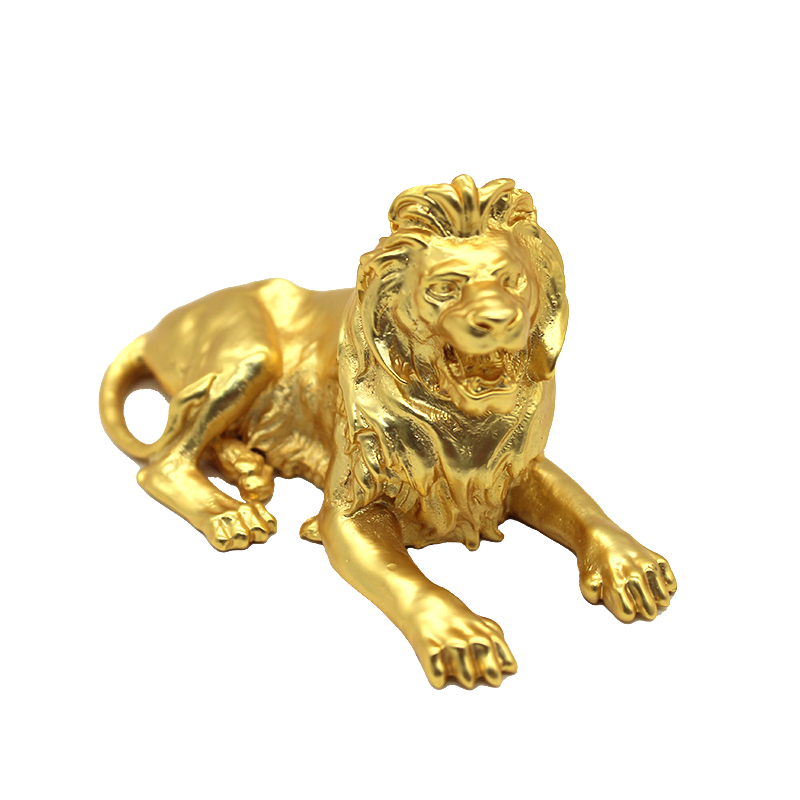 gold lion trophy
