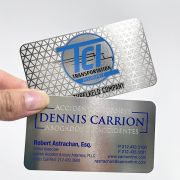 gold metallic business cards​