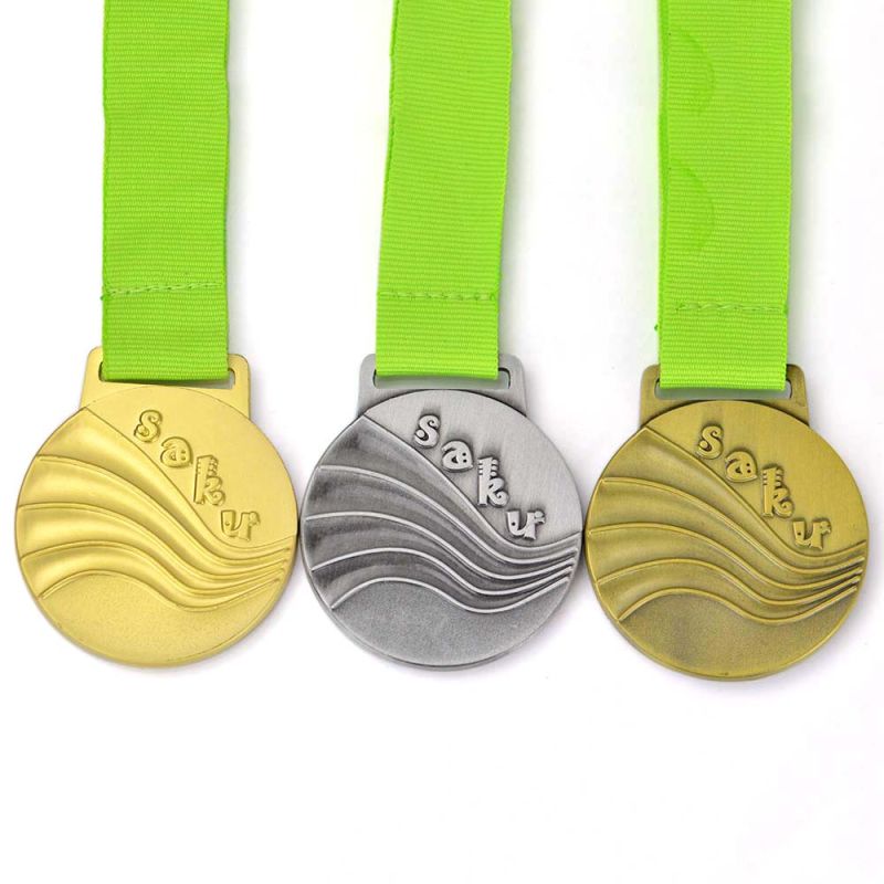 gold silver bronze medals