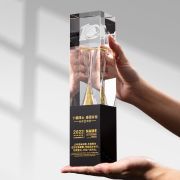 hourglass Crystal Award
