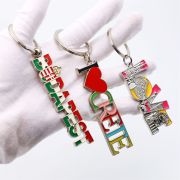 key ring with chain