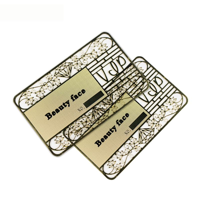 laser engraved metal business cards​