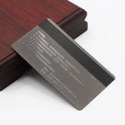 laser engraving metal business cards