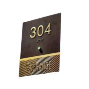 metal address plaque​