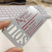 metal business card design
