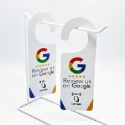 metal business card with qr code