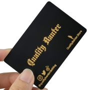 metal cards custom