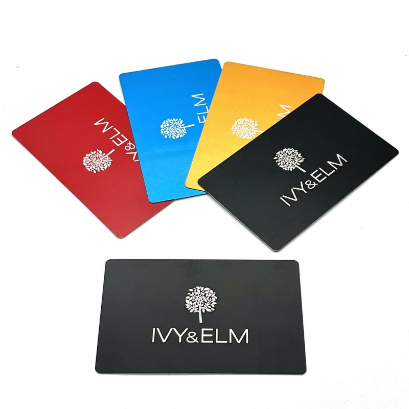 metal digital business card