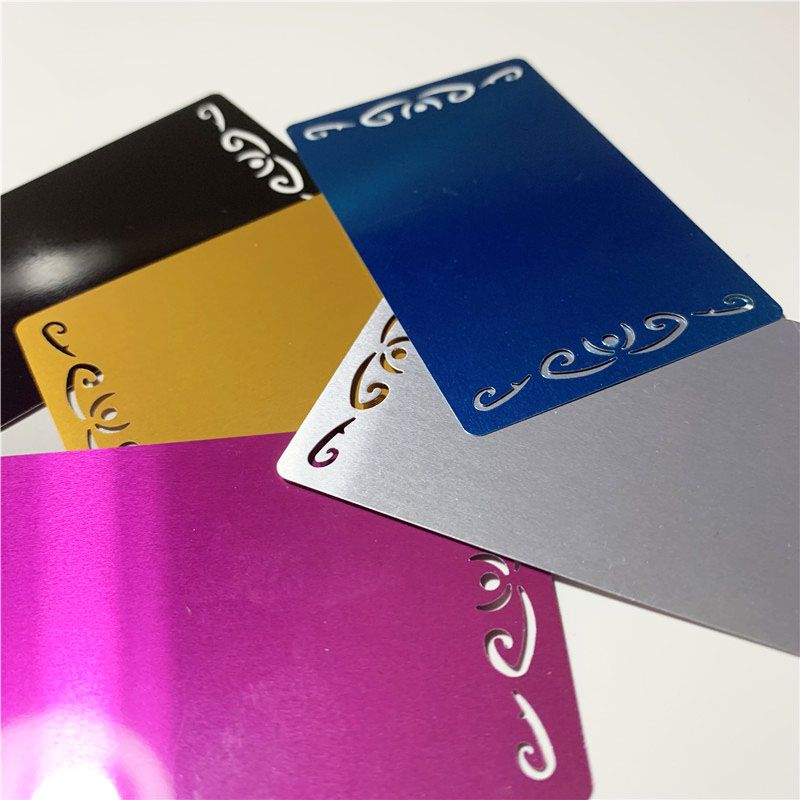 metal digital business cards