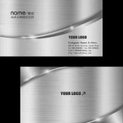 metalic business cards