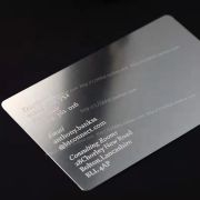 metalic business cards