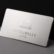metalic business cards