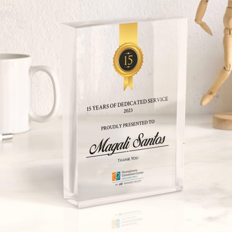personalized acrylic plaque