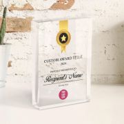 personalized acrylic plaque