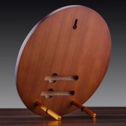 round wood plaque