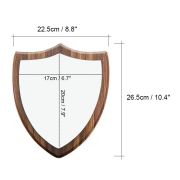 wooden memorial plaques
