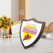 wooden memorial plaques